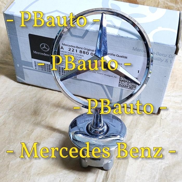 Logo Bintang Kap Mesin w212 w204 w221 / Emblem Mercedes Benz
