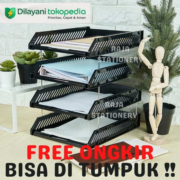 

Joyko Document Tray / Rak Kertas Dokumen Berkas BISA DITUMPUK Kantor DT-800-2T