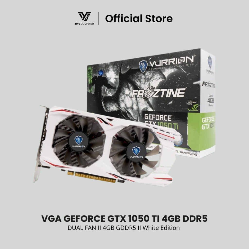 MD VURRION GTX 1050 Ti 4GB GDDR5 128-bit VGA Card Vurrion GTX1050Ti