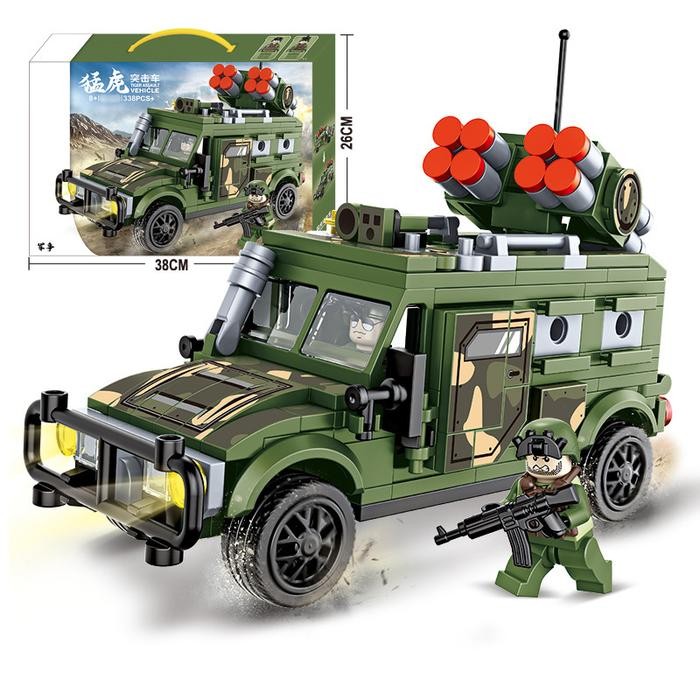 Sembo Block Army Swat Tank Tentara Sembo 105531