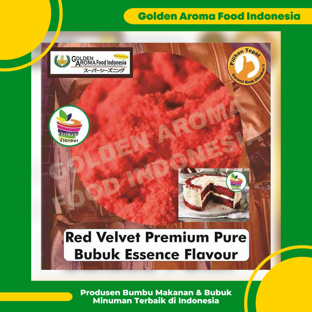 

Bubuk Red Velvet Premium Pure Efe 1/2kg Essen Flavor Ekstrak Tanpa Gula Flavour Essence Flavour