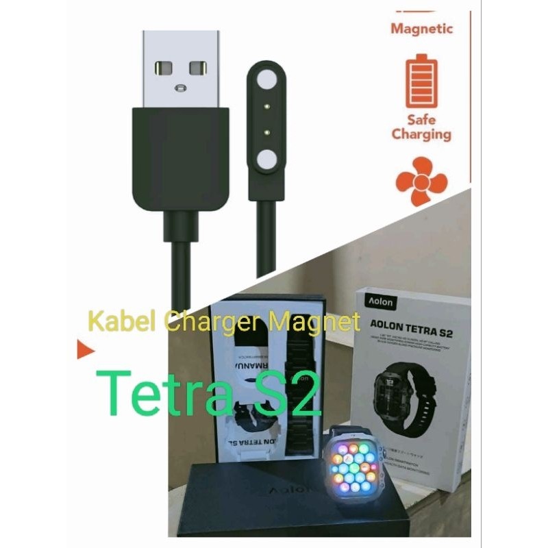 Aolon Curve Smart Watch Kabel Charger Smartwatch Aolon Watch GT5 Pro Tetra S2 Foom S2 Tetra R2 Curve