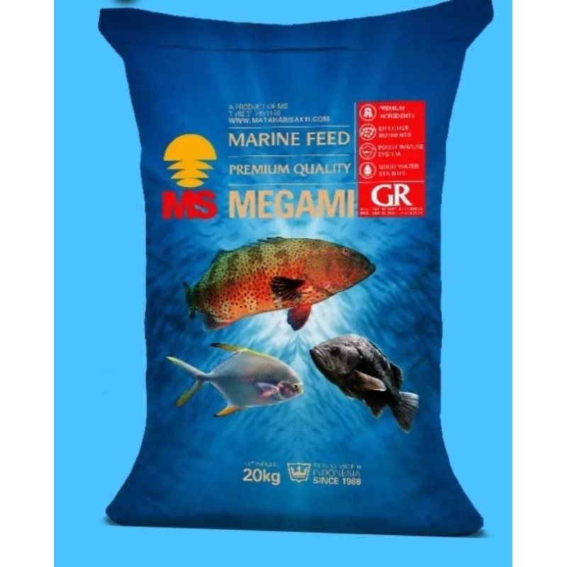 Pakan ikan MEGAMI 1 sak