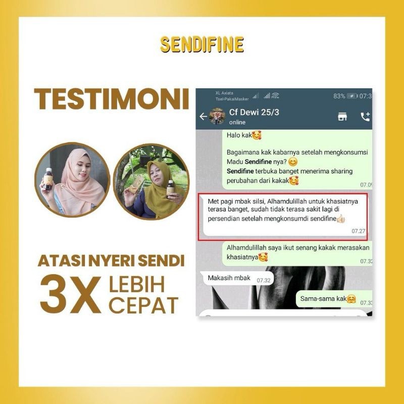 Sendifine, Untuk Mengobati Sendi - Solusi Sakit Nyeri Sendi - Mengatasi Nyeri Sendi