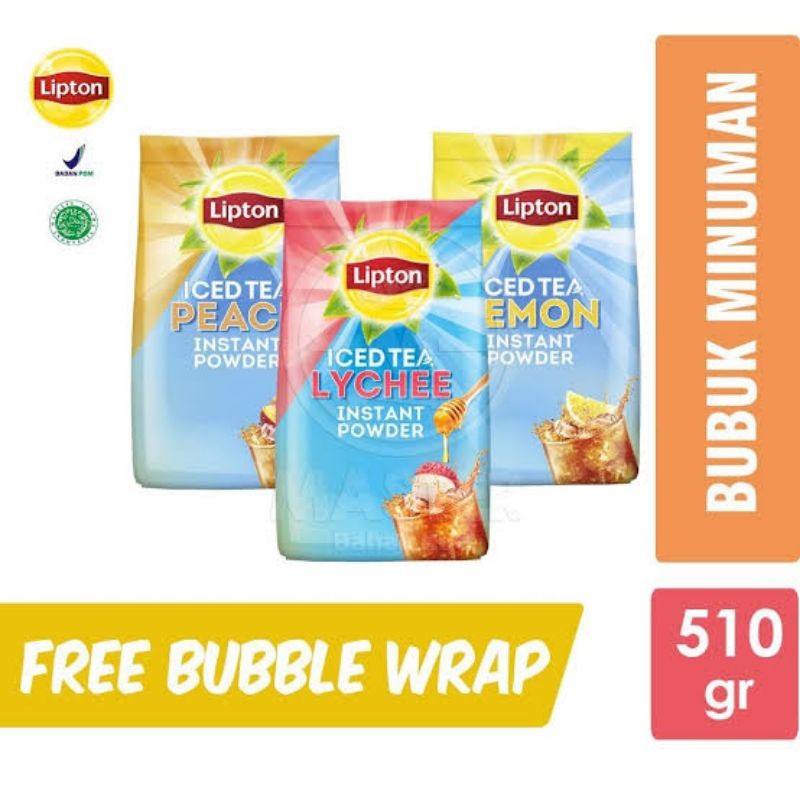

Lipton/Lipton tea/ Lipton ice Tea/teh lipton 510g lemon dan peach