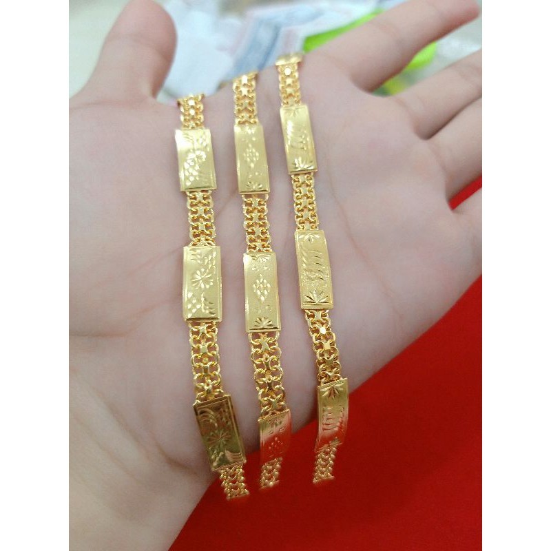 GELANG RANTE DEWASA PERAK 925 LAPIS MAS