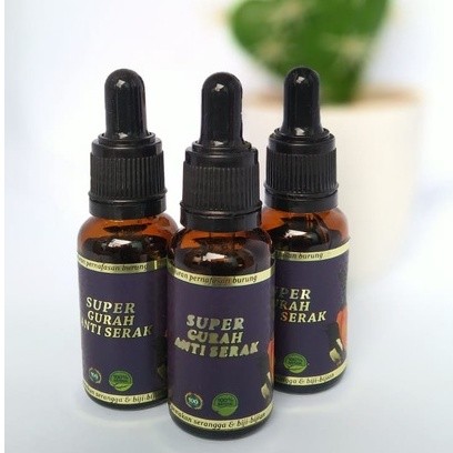 Obat Burung Serak Super Gurah Anti Serak untuk Murai Kacer Jalak Kenari Semua Burung