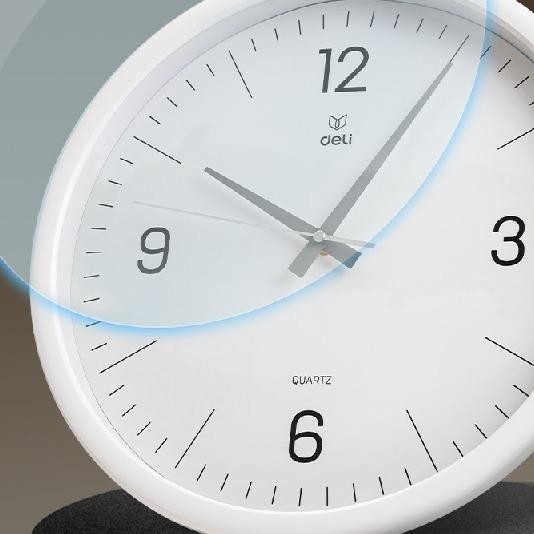 Terlaris Deli Jam Dinding Minimalis / Wall Clock Putih 900Xs