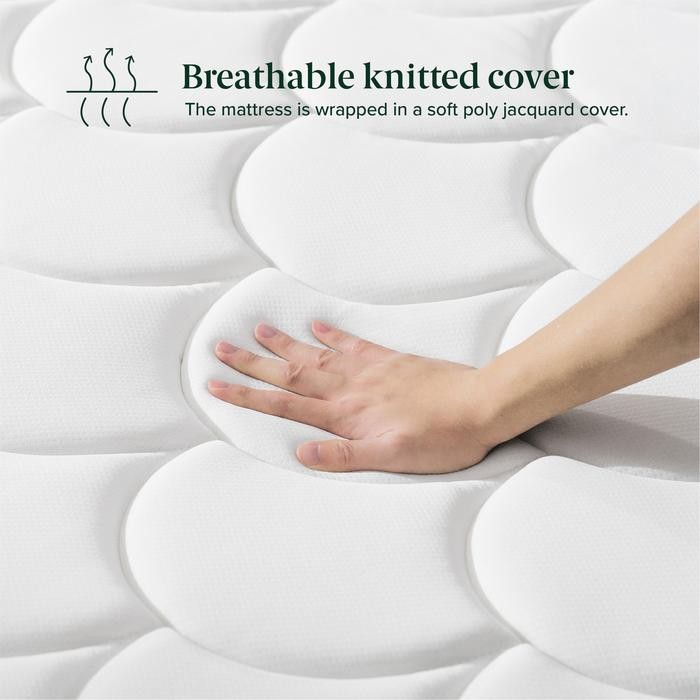 Kasur Spring Bed Zinus Plush Top Extra Comfort Furniture