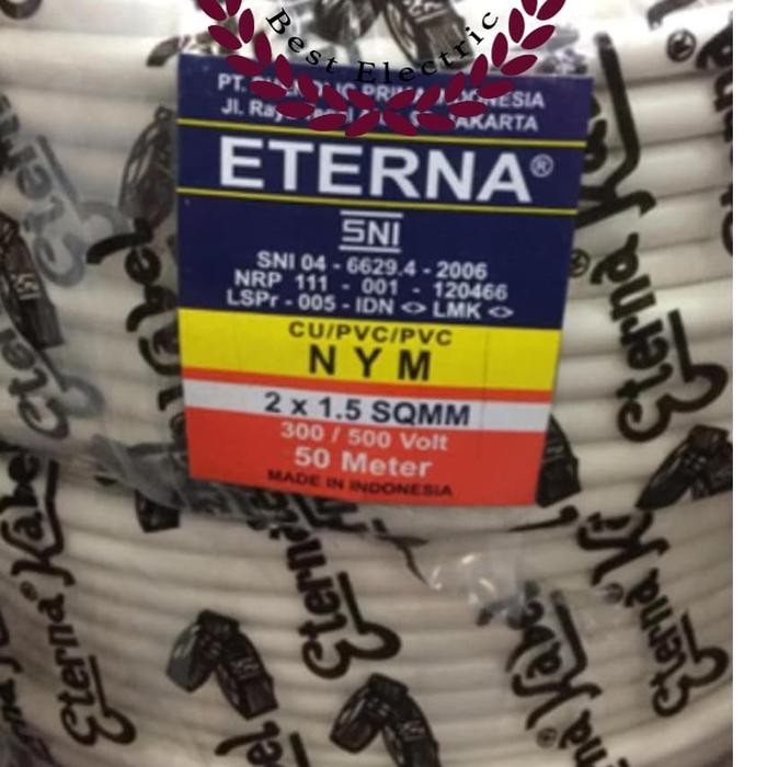 Kabel Eterna 2 X 1.5Mm / Nym Kabel / Eterna 2X1.5Mm 50Meter