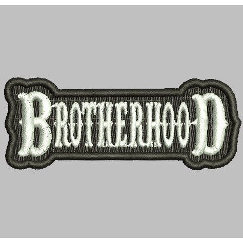 NEAR PATCH BORDIR BROTHERHOOD TEKS NAMA LOGO/AKSESORIS
