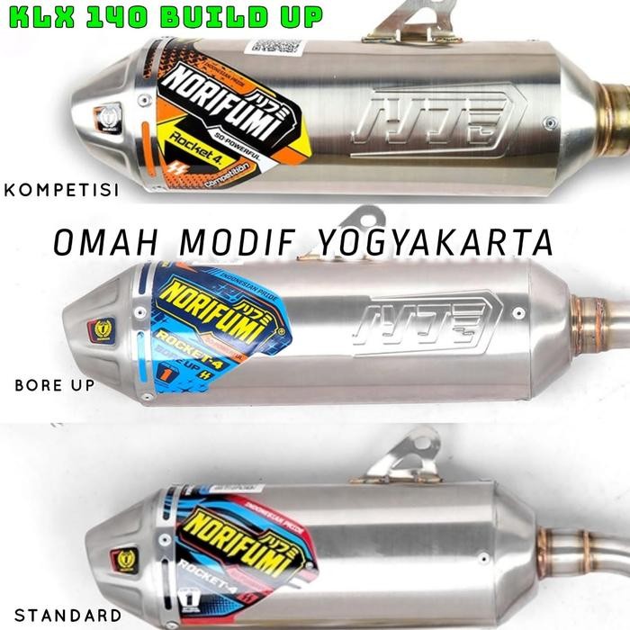 PREMIUM Knalpot norifumi rocket 4 KLX 140 original