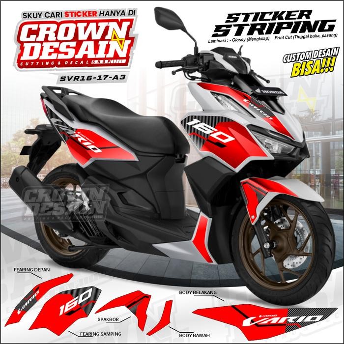 PREMIUM Striping vario 160 malaysia stiker vario 160 sticker vario 160 malaysia striping click -
