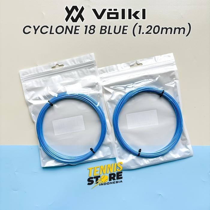 PREMIUM Senar Raket Tenis Volkl CYCLONE 17 / 18 BLUE Repack