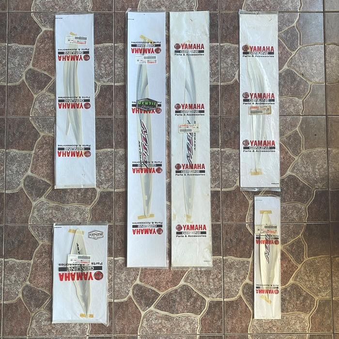 PREMIUM Stiker Striping Graphic Mio Lama Sporty Ruji Putih 2007 Original