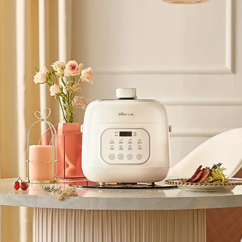 Bear 220V Electric Pressure Cooker Domestic 2L Pressure Cooker Multi-function Rice Cooker Mini  Kitc
