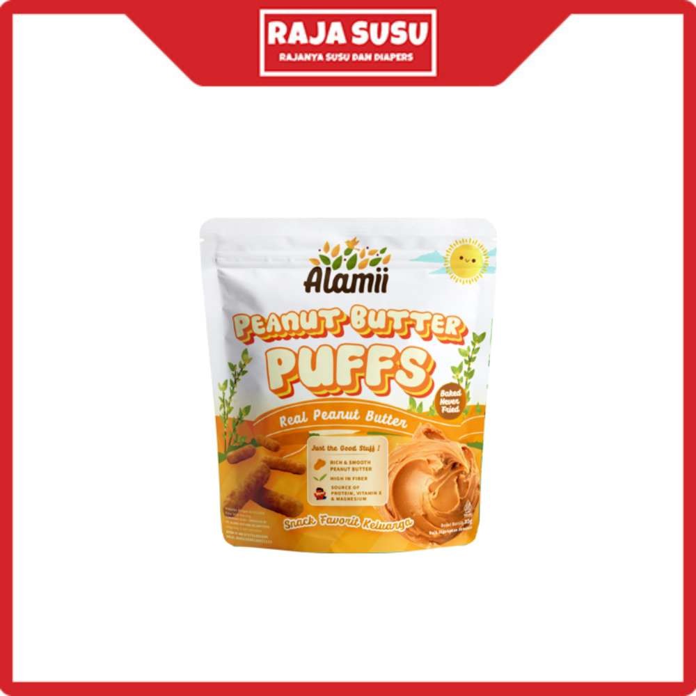 

ALAMII PEANUT BUTTER PUFFS 30 GR NEW - RAJA SUSU