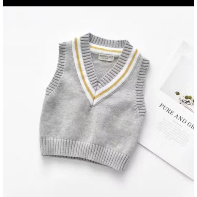 RB223 Rompi rajut anak laki-laki/perempuan 2-12 tahun