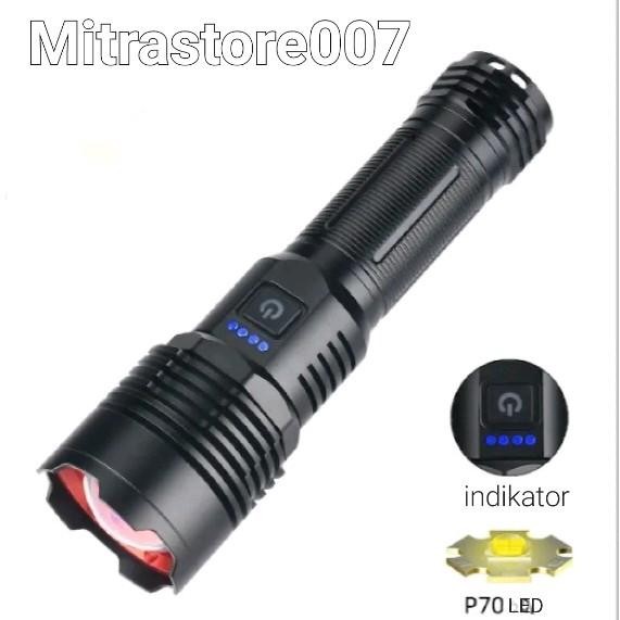 Senter coba MT014 26650 xhp 70 senter zoom super terang Lampu led