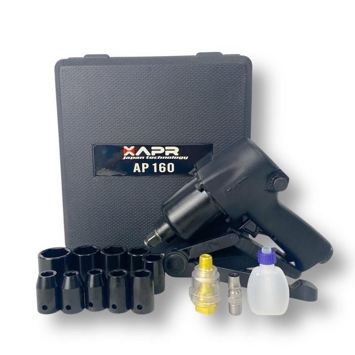Air impact impek angin APR AP160 1/2INCH bor pembuka baut angin kompresor bengkelmotormobil