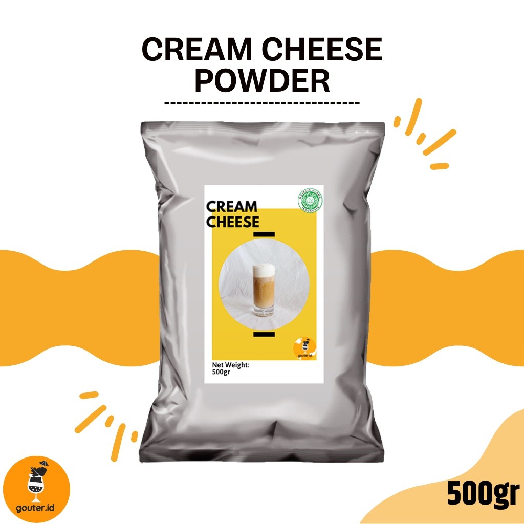 

CREAM CHEESE POWDER 500GR / TOPING MINUMAN KEKINIAN / CHEESE FOAM / BUBUK KEJU / CHEESE TEA POWDER