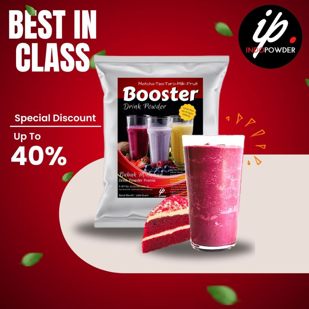 

BUBUK MINUMAN Rasa RED VELVET 1kg - SERBUK Rasa REDVELVET - POWDER REDVELVET