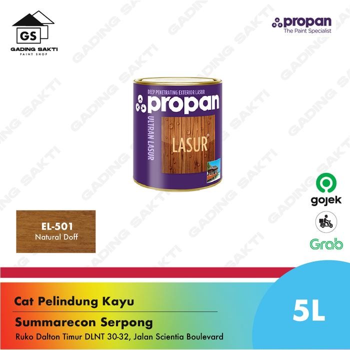 Propan Ultran Lasur EL-501 Natural Doff / Cat Pelindung Kayu Galon 5L