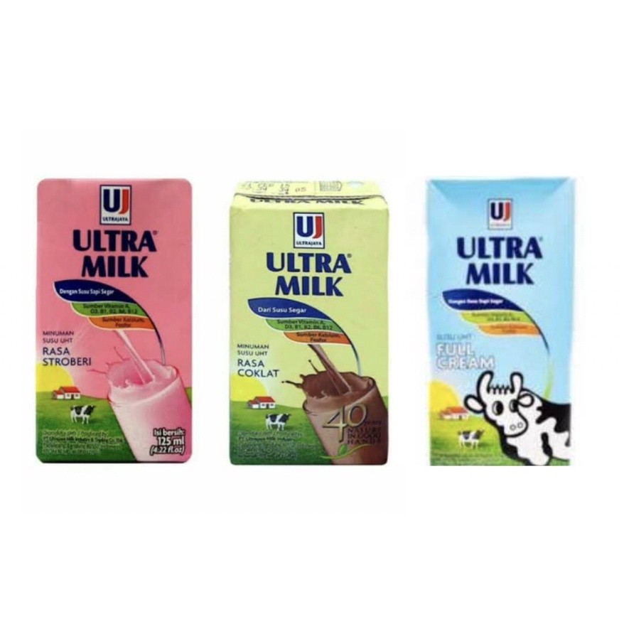 

[Grosir!!] Ultra Milk 125ml 1 Dus Isi 40 Pcs - Susu Ultra Grosir Nikmat Termurah Diskon