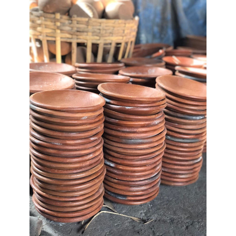 Disc Cobek / Lemper Tanah Liat Sambal Gami Dan Lalapan