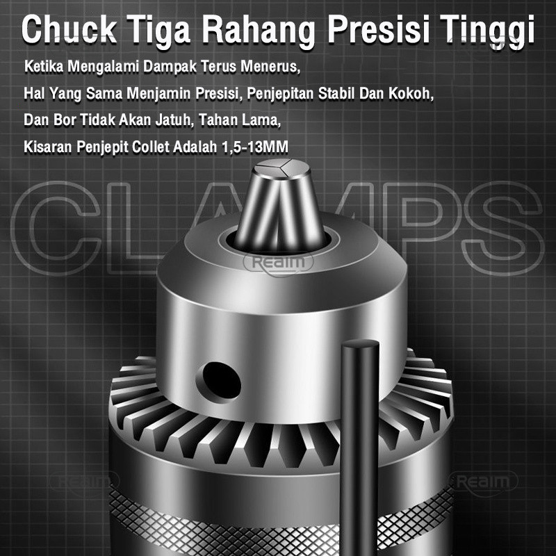 Mesin Bor Listrik 13MM Bolak Balik Bor Listrik Modern Bor 13MM Bor Tembok Bor Tangan