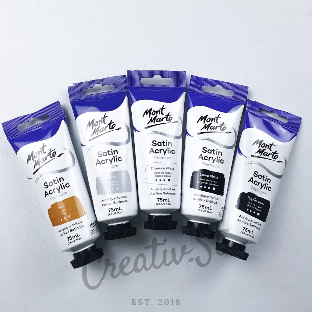 

MONT MARTE Premium Satin Acrylic 75 Ml Cat Akrilik Premium Pmsa Part 1