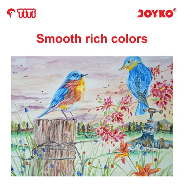 

Water Color Cat Air Joyko TiTi WAC-6ML-12 Warna