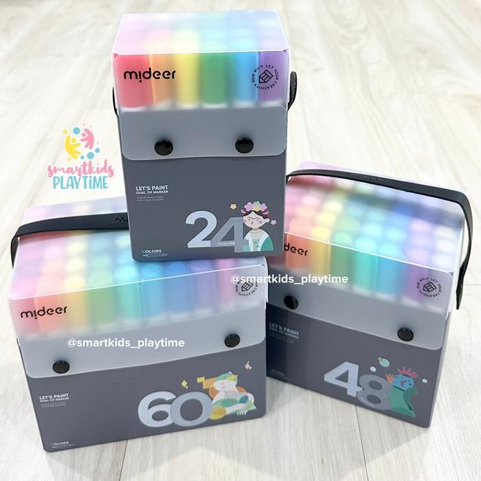 

Art - Mideer Translucent Dual Tip Markers Mainan Edukasi Anak