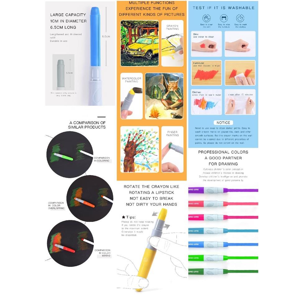 

Art - Std Mideer Silky Crayon 24