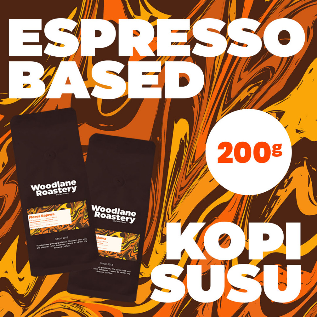 

Kopi Espresso - Arabika Robusta HouseBlend Kopi Susu 200gr [Woodlane Roastery]