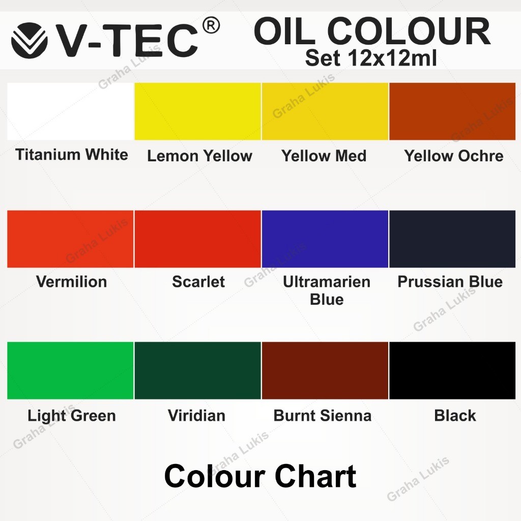 

V-Tec Oil Colour Set 12 x 12ml (VT-1386)