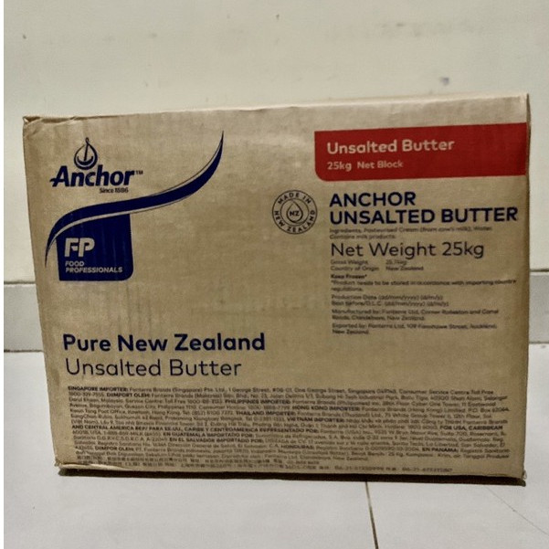 

Anchor Unsalted Butter Repackage 500gr Exp 2026