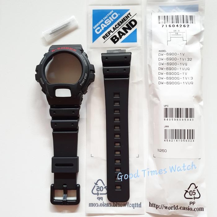 Paket Bezel Strap Dw 6600 Dw 6900 Dw 6600G Dw 6900G Casio Original