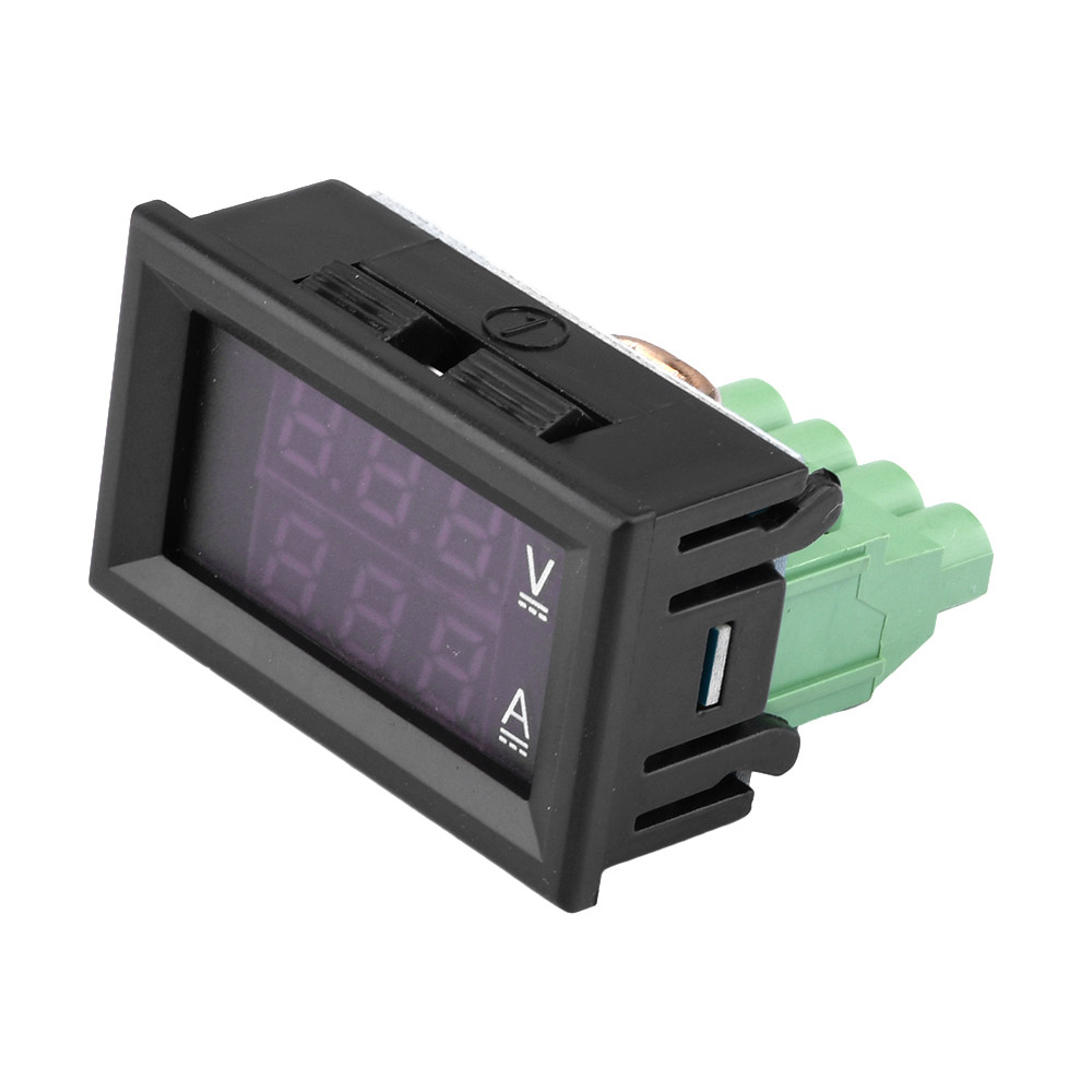 Dc 7-100V Digital Voltmetre With Shunt 20A 50A Ammeter High Precision Amp Volt Voltage Current Meter