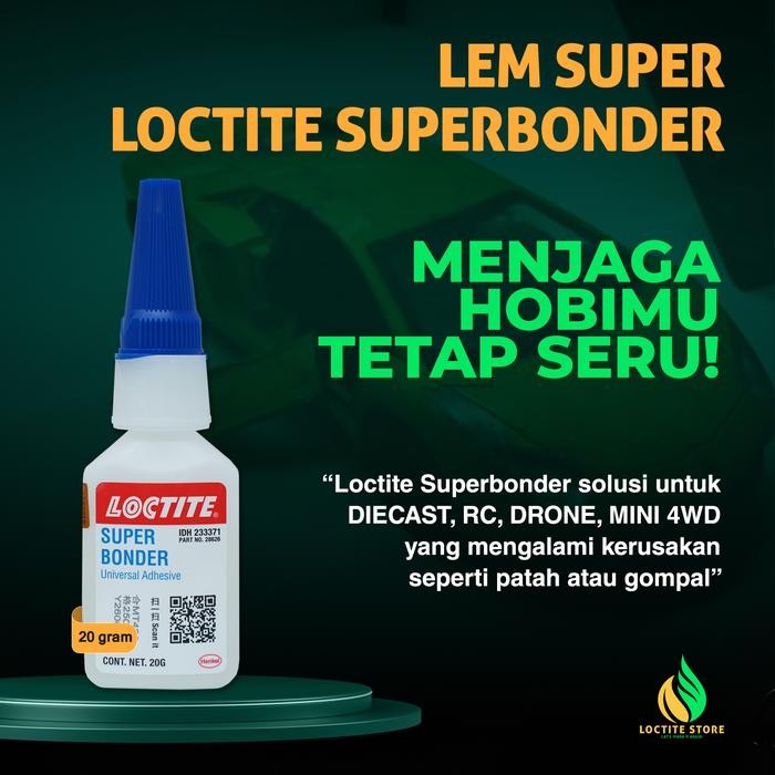 

Neosign - Lem Super Loctite Superbonder Untuk Plastik Besi Dan Material Ringan