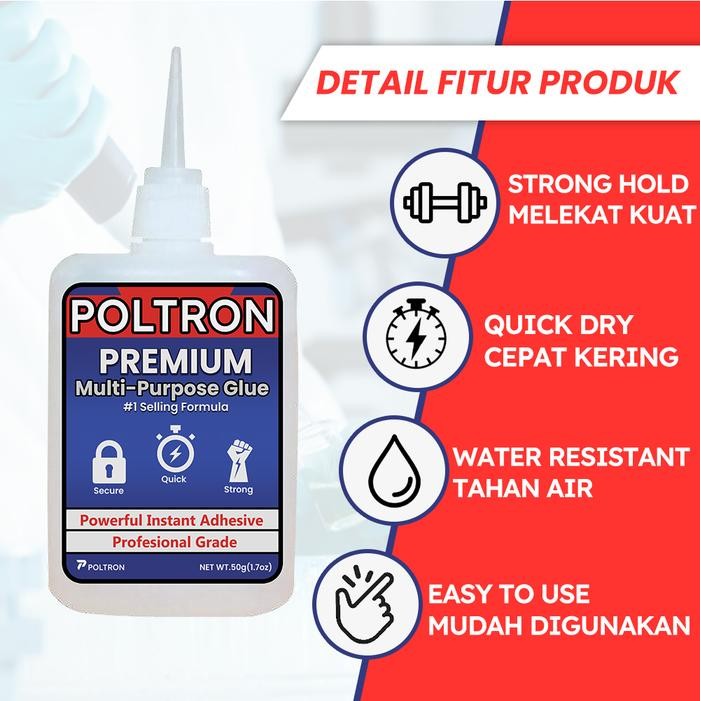 

Neosign - Poltron Super Strong Glue Lem Korea Besi Kayu Keramik Kaca Serbaguna