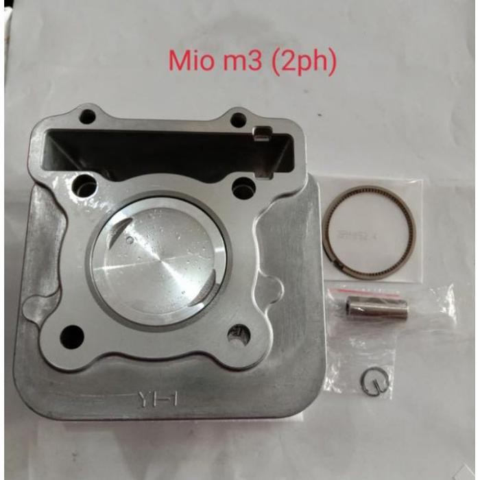 Mantab Blok Seher Mio M3 / Cylinder Blok Mesin Assy Set Mio M3 2Ph