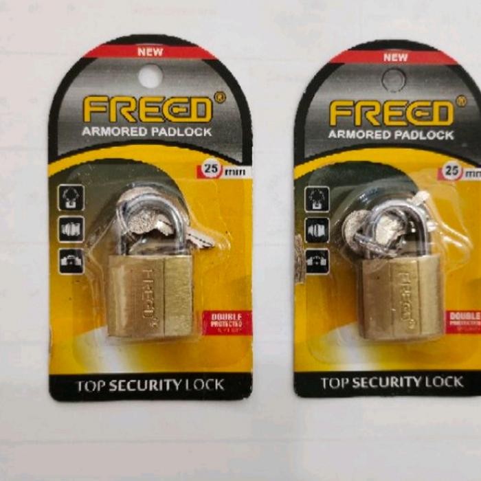 Gembok Pintu - Gembok Koper Tas - Gembok Kuning 25mm - Gembok tas 50mm