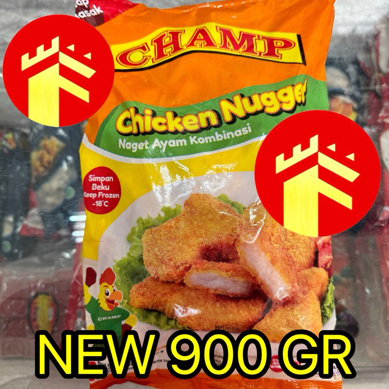 

Champ Chicken Nugget 900 Gr Beku Berkualitas