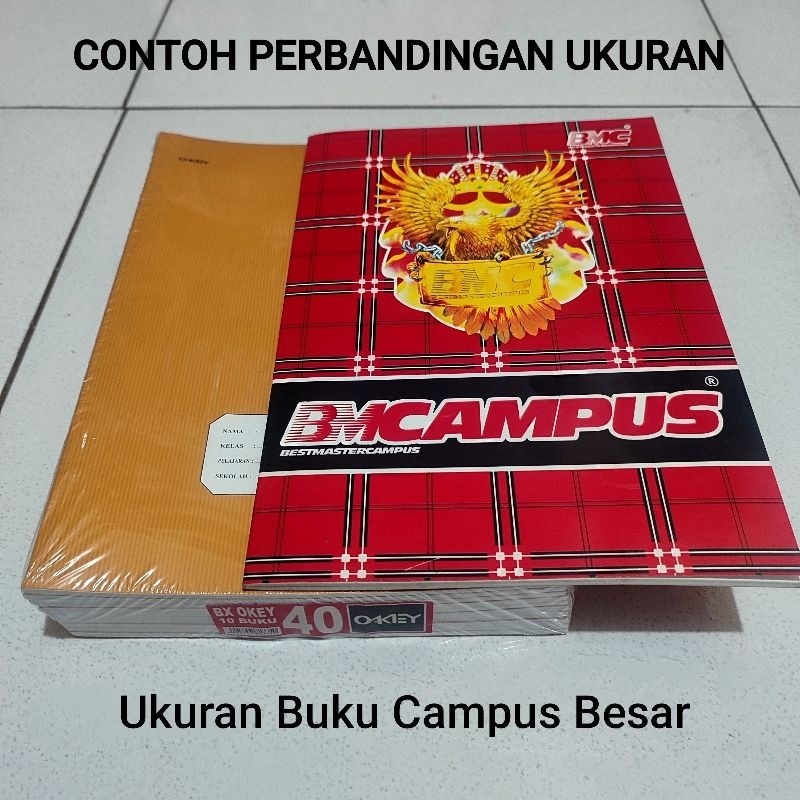 

1 Pak Buku Tulis Cover Coklat 38,58,40,50 Isi 10 Buku ( Kwarto & Campus ) Packing Aman