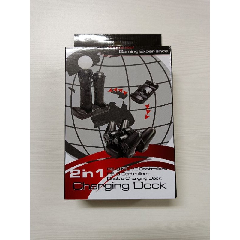 CHARGING DOCK STIK PS3 2IN1 CHARGER STIK PS3 - SUPPORT STIK PS3 ORIGINAL MESIN