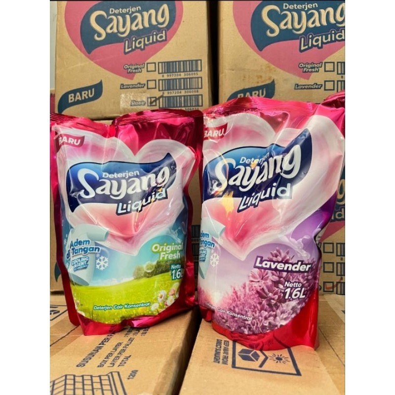 DETERGEN SAYANG LIQUID CAIR 1,6L / 1600 liter UKURAN JUMBO