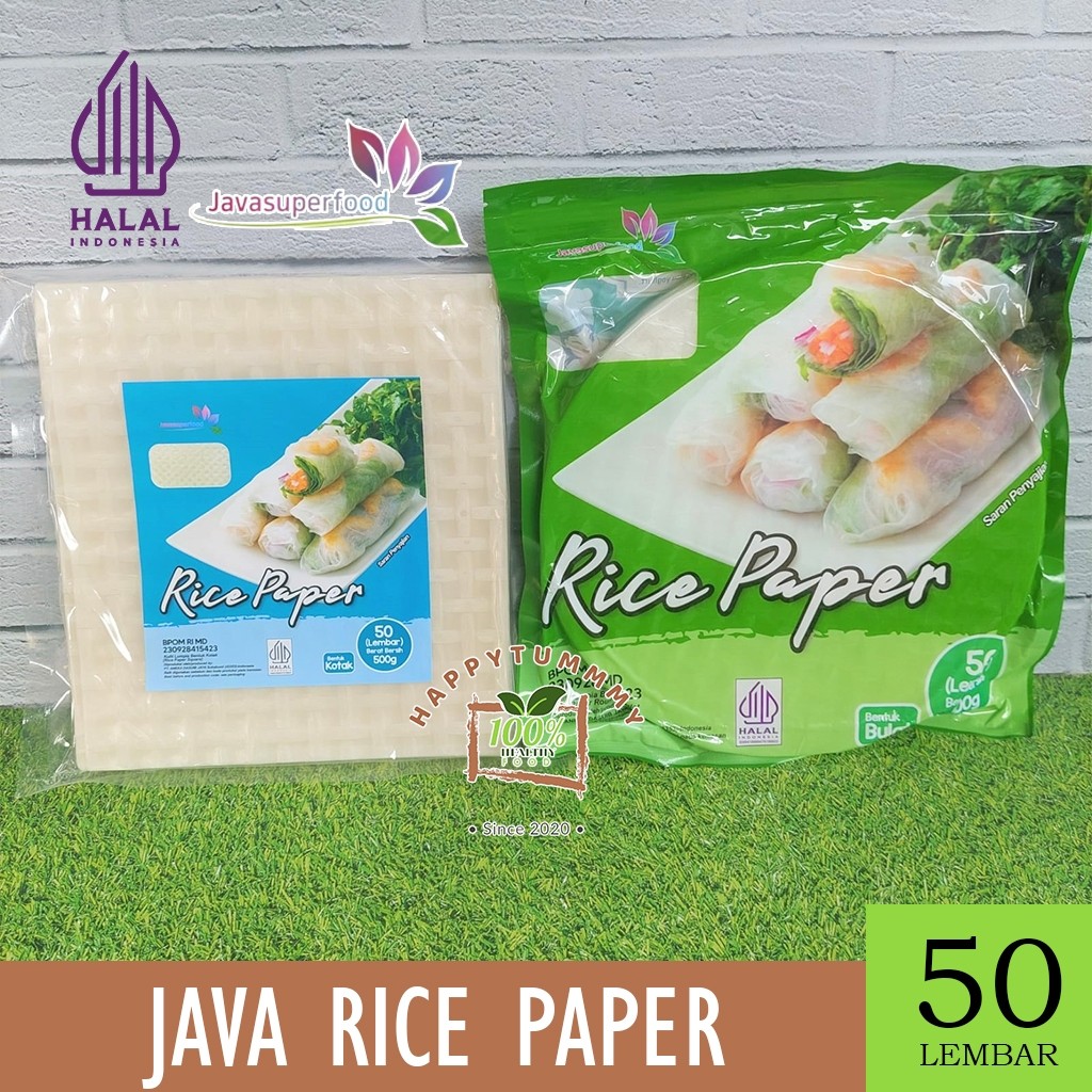 

HPT - RICE PAPERS 50 Lembar Kulit Lumpia rice papers - JAVA SUPER FOOD