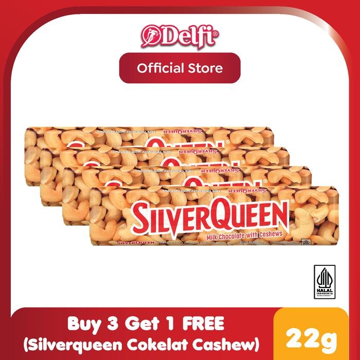 

[BUY 3 GET 1 FREE] SilverQueen Cashew 22 g