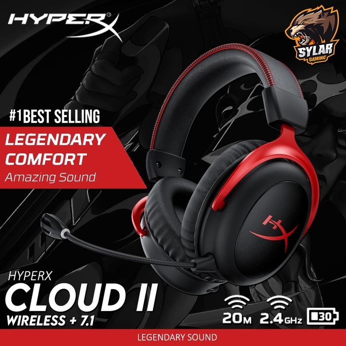 HyperX Cloud 2 Wireless + 7.1 Gaming Headset